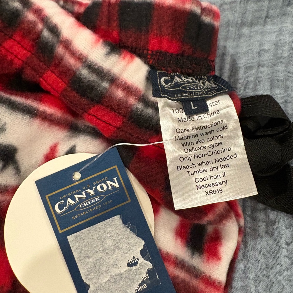 Canyon Red and Black Plaid Pants - Picture 4 of 4